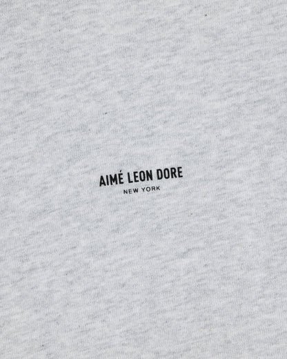 Aimé Leon Dore Silver mix Long-Sleeve Micro Logo Tee Clothing