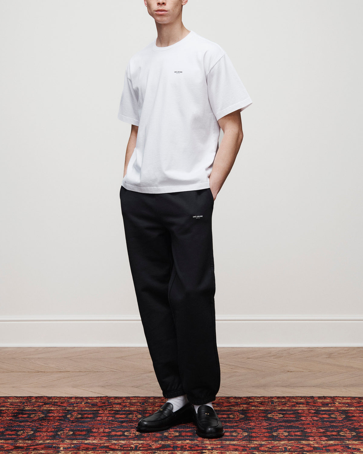Aimé Leon Dore Bright white Micro Logo Tee Clothing