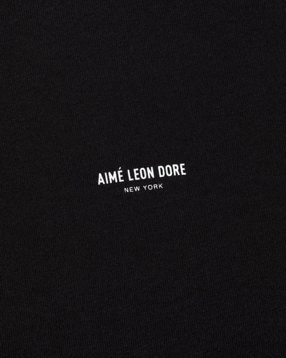 Aimé Leon Dore Jet black Micro Logo Tee Clothing
