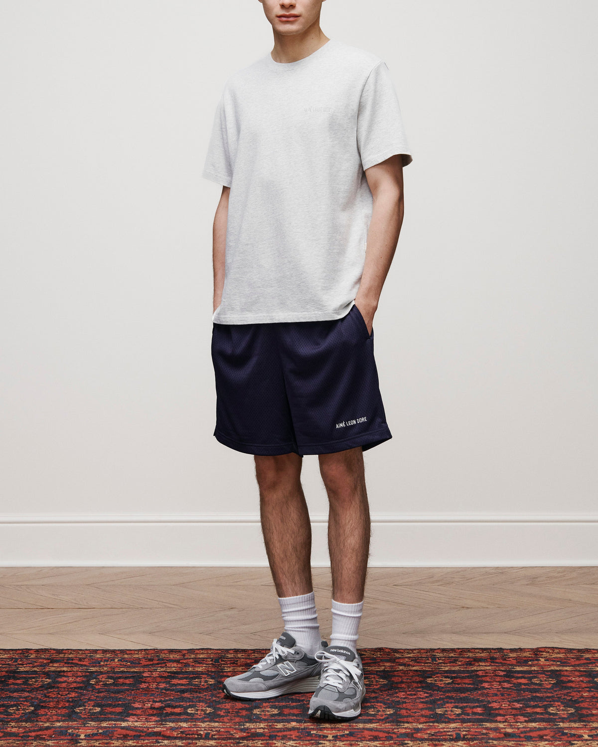 Aimé Leon Dore Oatmeal Tonal Logo Tee Clothing