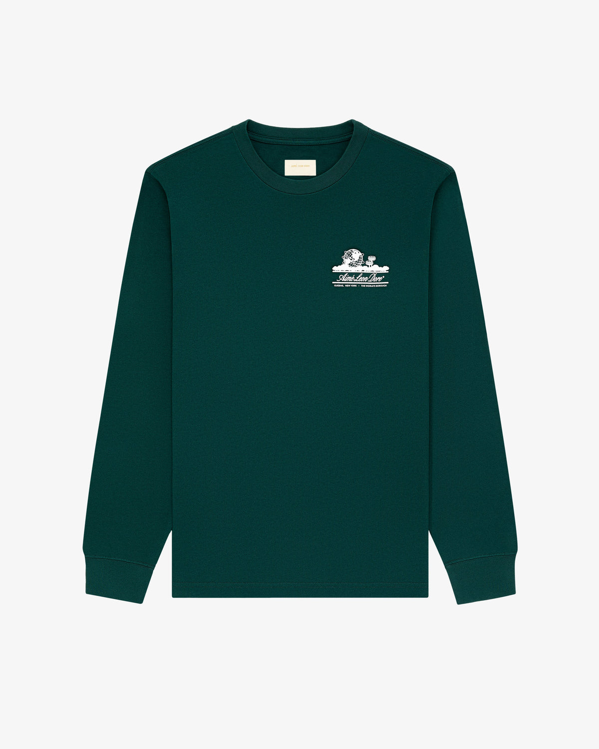 Aimé Leon Dore Botanical green Long-Sleeve Unisphere Tee Clothing