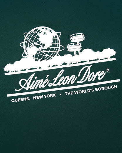 Aimé Leon Dore Botanical green Long-Sleeve Unisphere Tee Clothing