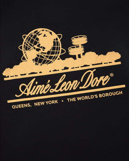 Aimé Leon Dore Jet black Long-Sleeve Unisphere Tee Clothing