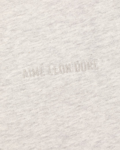 Aimé Leon Dore Oatmeal Long-Sleeve Tonal Logo Tee Clothing