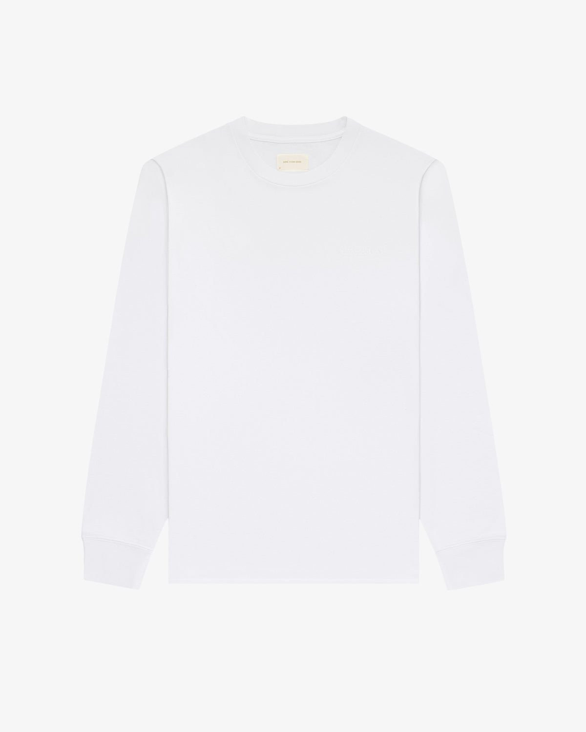 Aimé Leon Dore Bright white Long-Sleeve Tonal Logo Tee Clothing