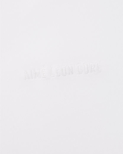 Aimé Leon Dore Bright white Long-Sleeve Tonal Logo Tee Clothing