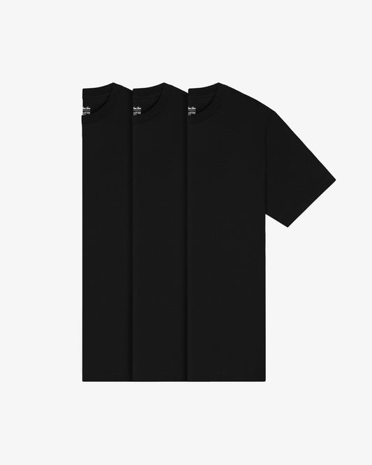Aimé Leon Dore Black T-Shirt 3-Pack Clothing