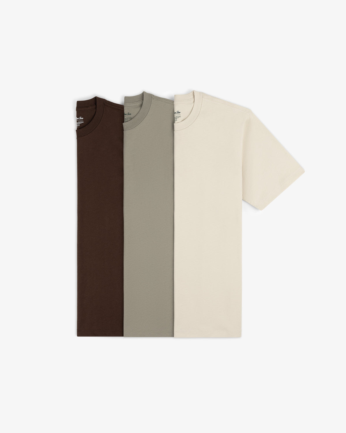 Aimé Leon Dore Bone white / laurel oak / hot fudge Multi-Color T-Shirt 3-Pack Clothing