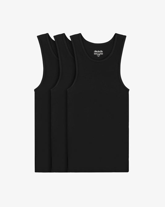 Aimé Leon Dore Black Tank Top 3-Pack Clothing|Accessories