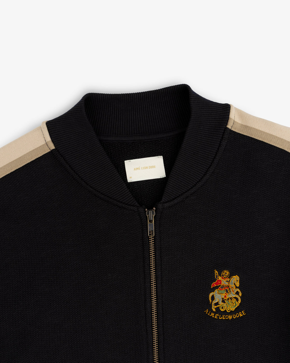Aimé Leon Dore Jet black Saint George Track Jacket Clothing