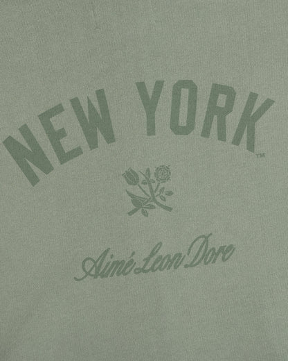Aimé Leon Dore Laurel wreath Yankees Washed Full-Zip Hoodie Clothing
