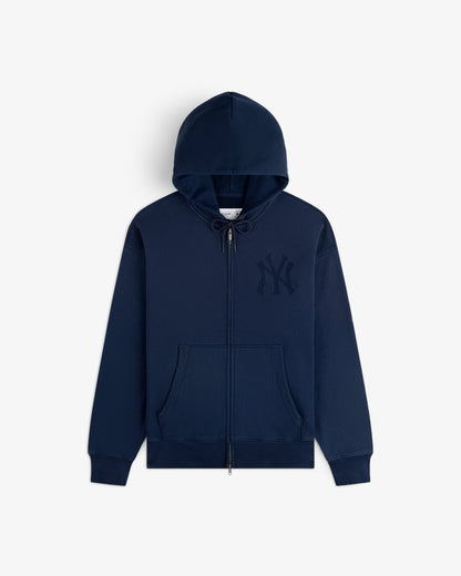 Aimé Leon Dore Naval academy Yankees Washed Full-Zip Hoodie Clothing