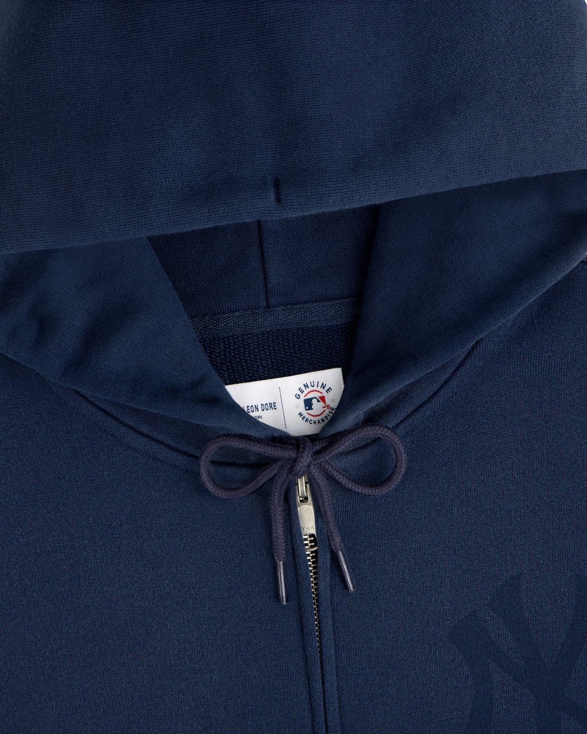 Aimé Leon Dore Naval academy Yankees Washed Full-Zip Hoodie Clothing