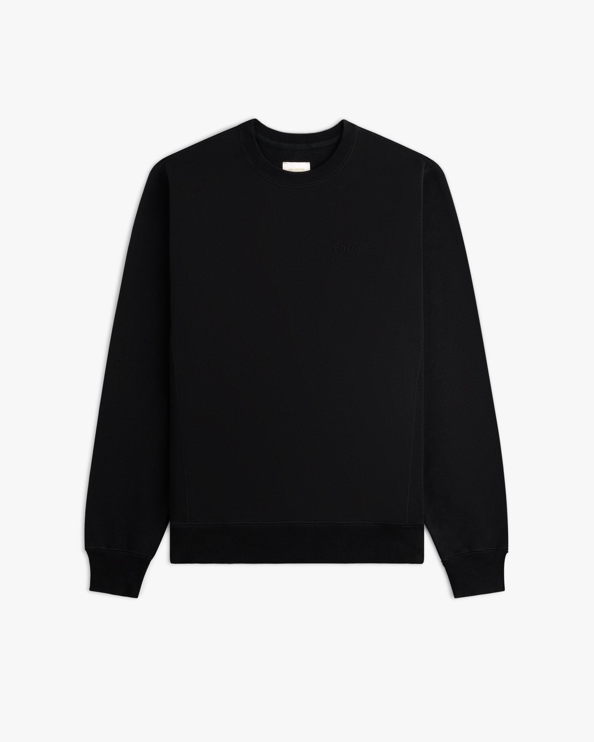 Aimé Leon Dore Jet black Tonal Logo Crewneck Sweatshirt Clothing