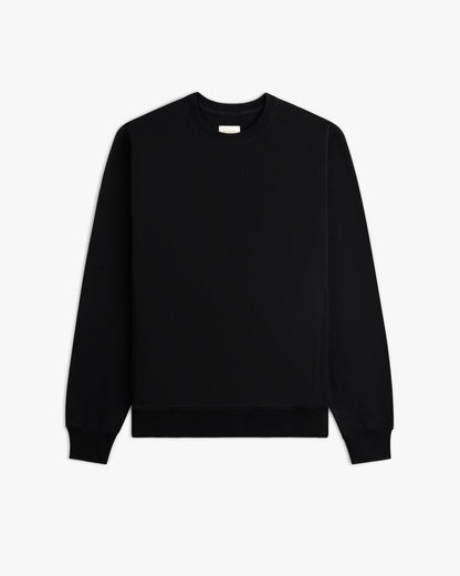 Aimé Leon Dore Jet black Tonal Logo Crewneck Sweatshirt Clothing