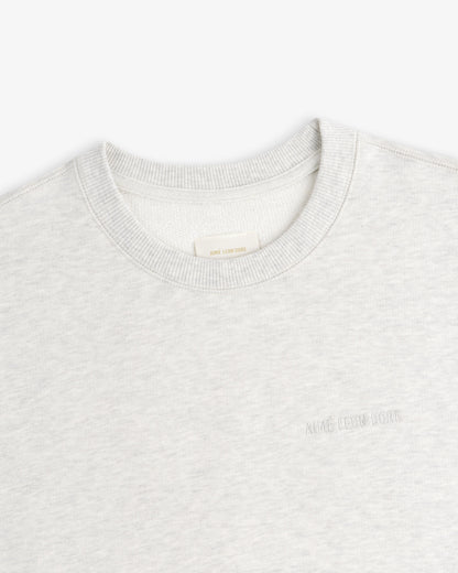 Aimé Leon Dore Oatmeal Tonal Logo Crewneck Sweatshirt Clothing