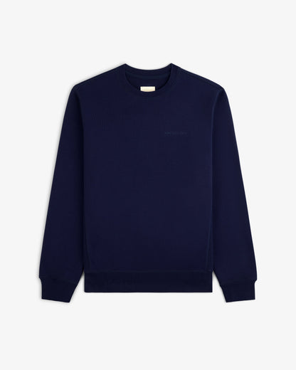 Aimé Leon Dore Evening blue Tonal Logo Crewneck Sweatshirt Clothing