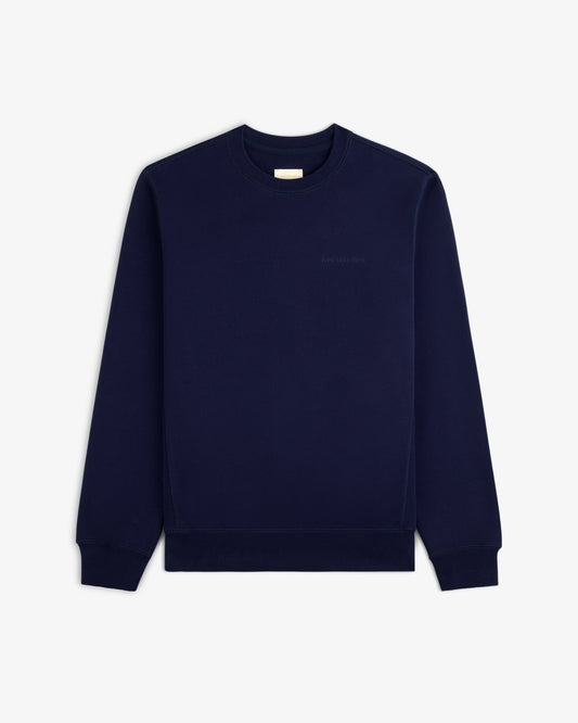 Aimé Leon Dore Evening blue Tonal Logo Crewneck Sweatshirt Clothing