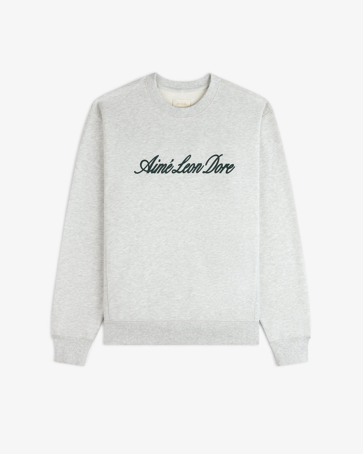 Aimé Leon Dore Silver mix Vintage Script Crewneck Sweatshirt Clothing