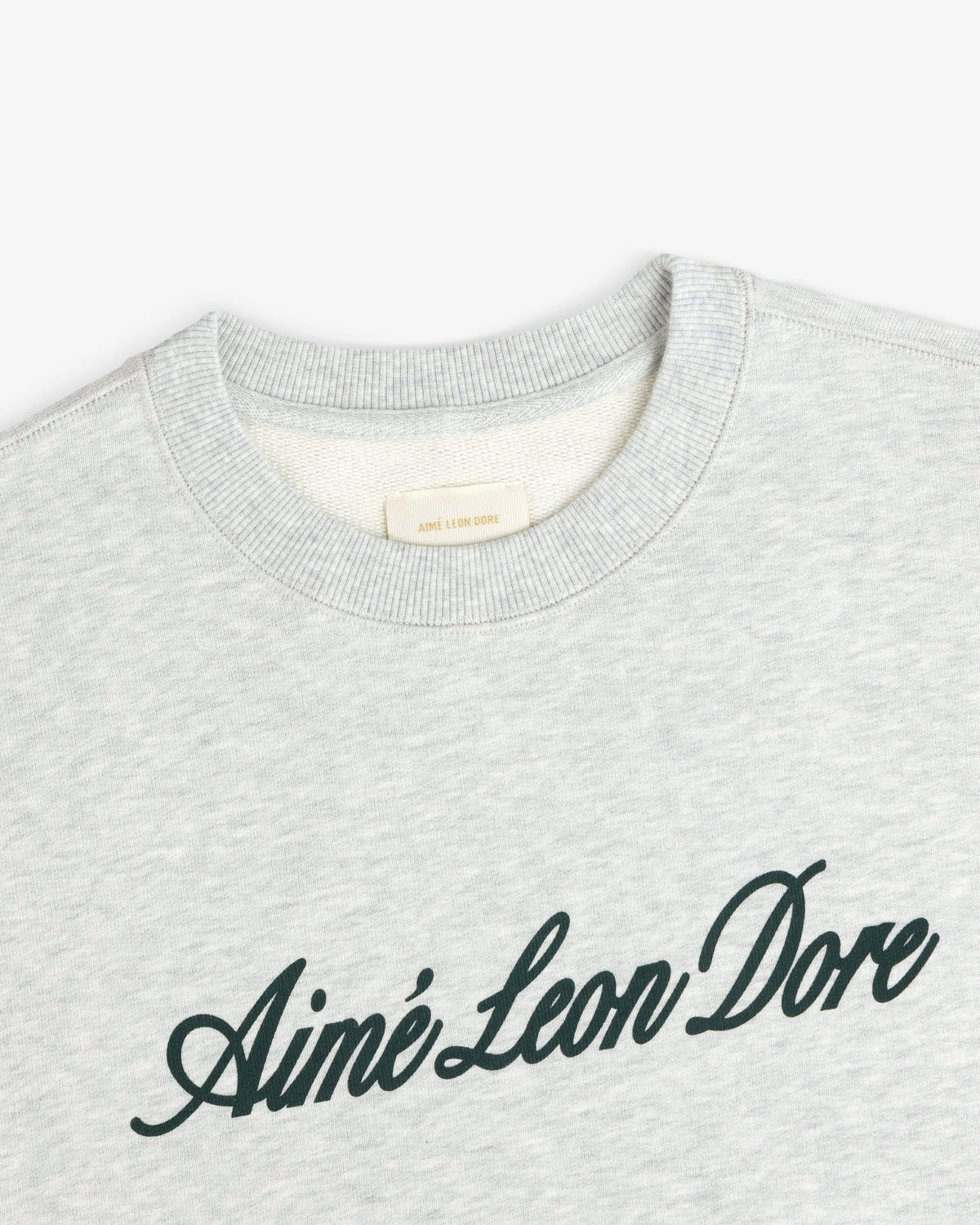 Aimé Leon Dore Silver mix Vintage Script Crewneck Sweatshirt Clothing