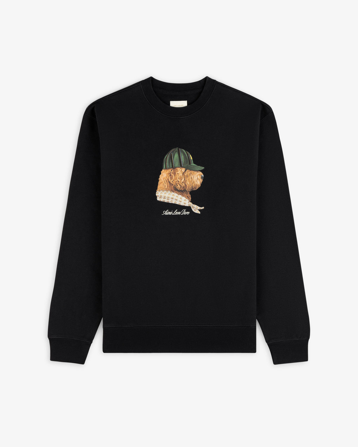 Aimé Leon Dore Jet black Buddy Crewneck Sweatshirt Clothing