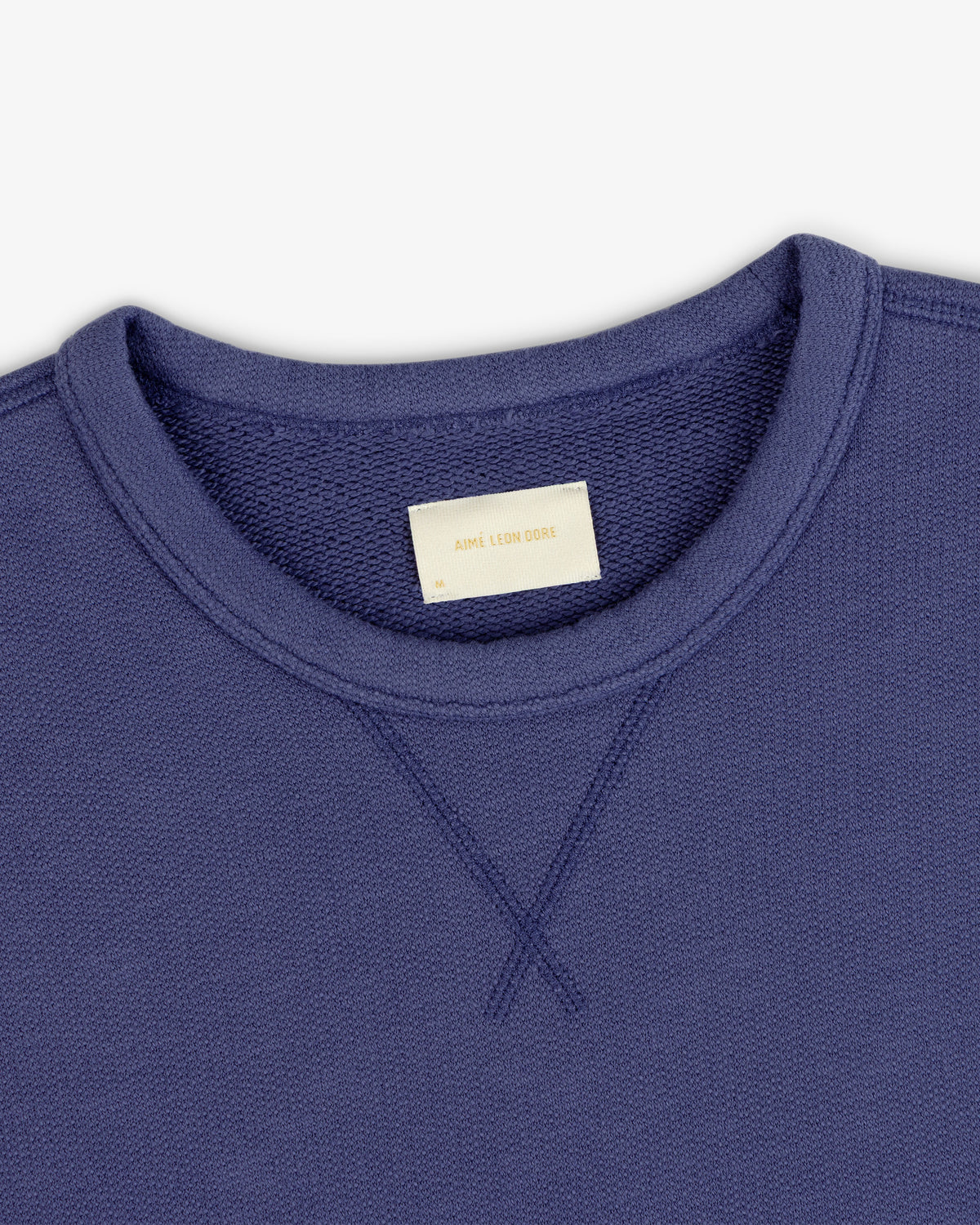 Aimé Leon Dore Crown blue Stone Washed Marina Crewneck Sweatshirt Clothing