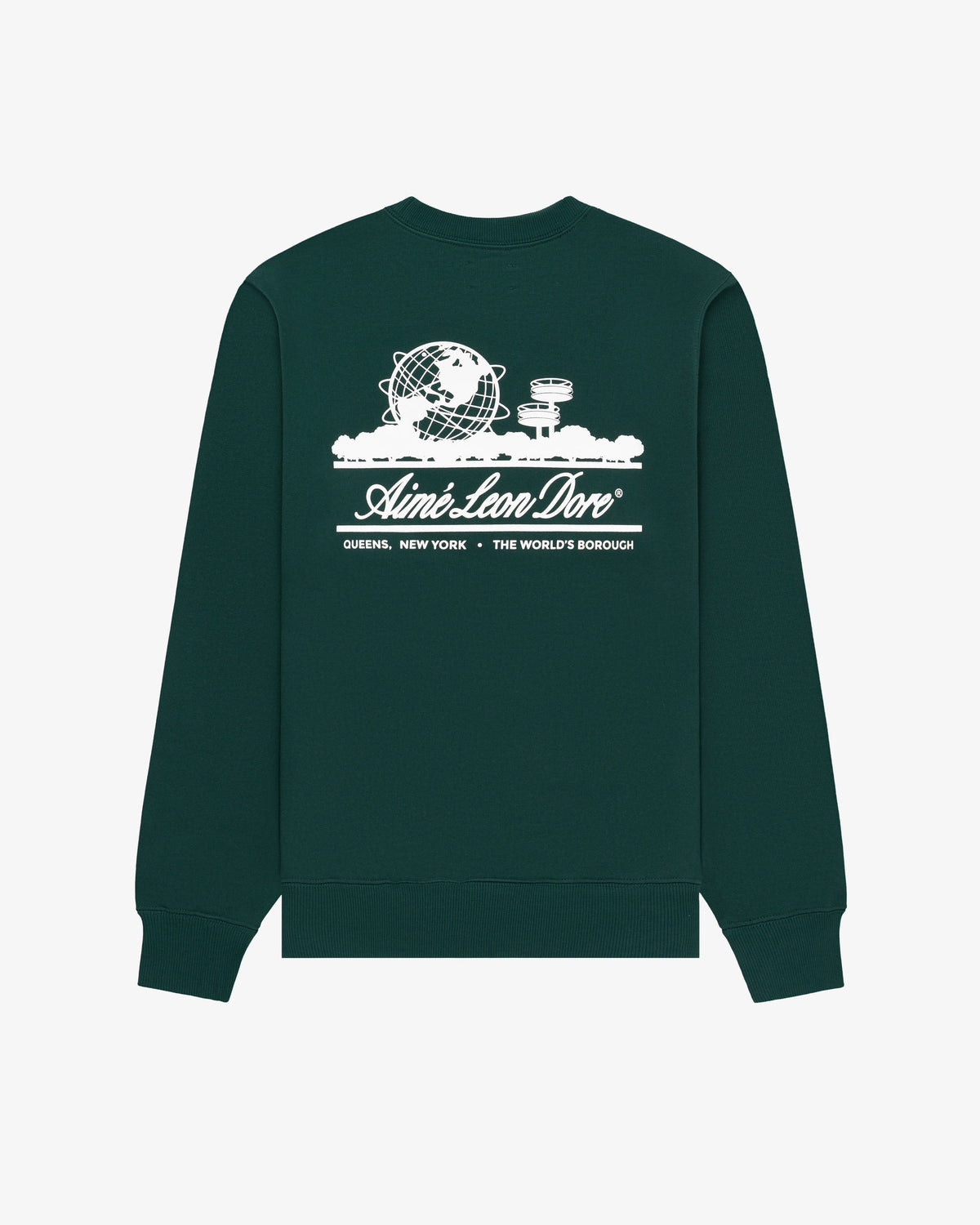 Aimé Leon Dore Botanical green Unisphere Crewneck Sweatshirt Clothing