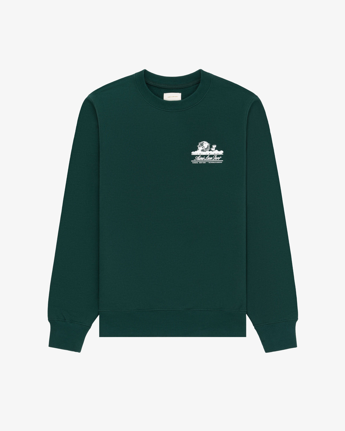 Aimé Leon Dore Botanical green Unisphere Crewneck Sweatshirt Clothing