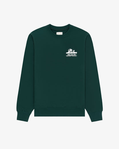 Aimé Leon Dore Botanical green Unisphere Crewneck Sweatshirt Clothing