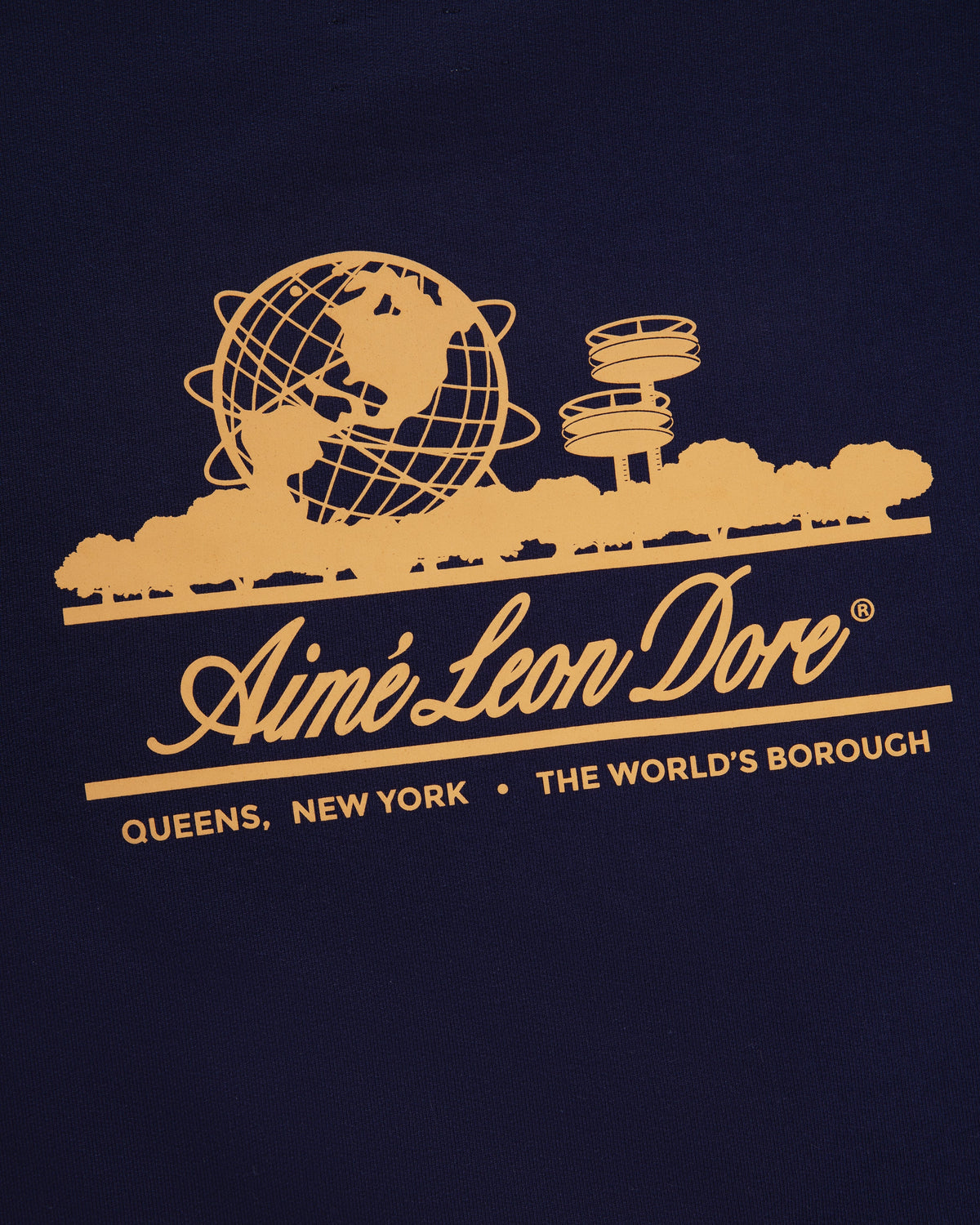 Aimé Leon Dore Evening blue Unisphere Crewneck Sweatshirt Clothing