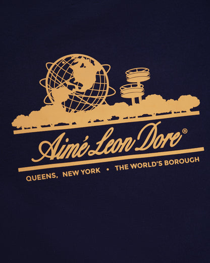Aimé Leon Dore Evening blue Unisphere Crewneck Sweatshirt Clothing