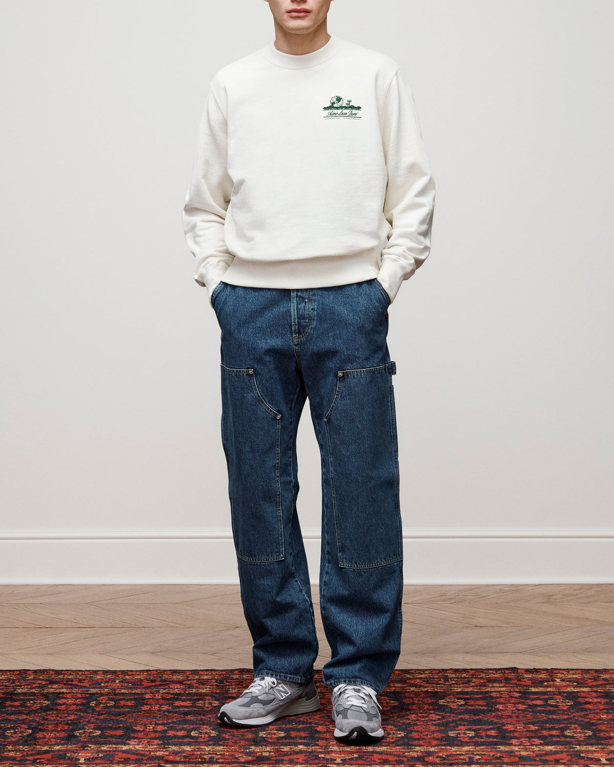 Aimé Leon Dore Pristine Unisphere Crewneck Sweatshirt Clothing