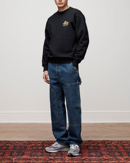 Aimé Leon Dore Jet black Unisphere Crewneck Sweatshirt Clothing