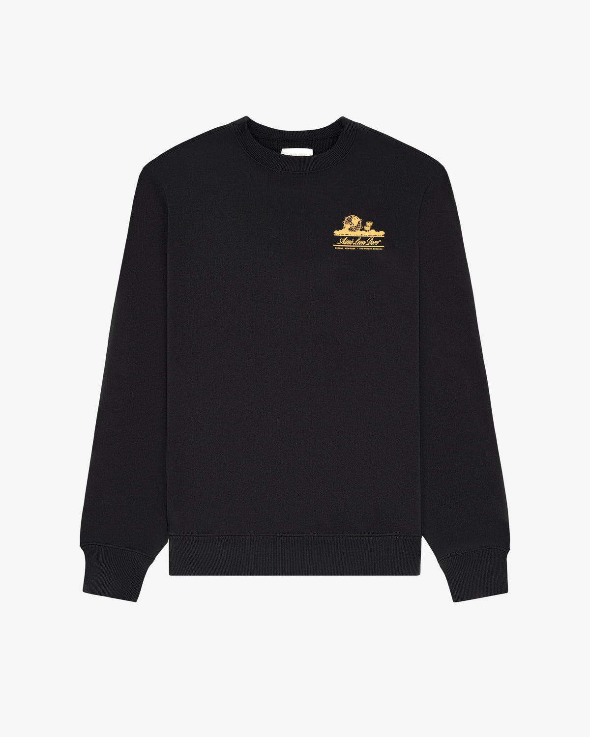 Aimé Leon Dore Jet black Unisphere Crewneck Sweatshirt Clothing