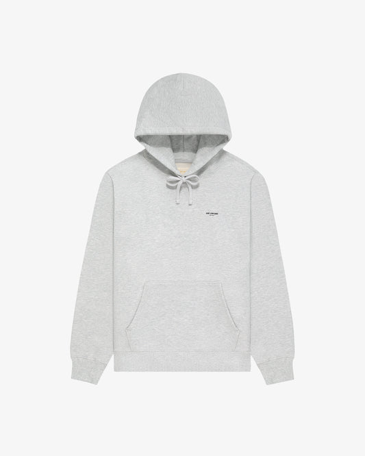 Aimé Leon Dore Silver mix Micro Logo Hoodie Clothing