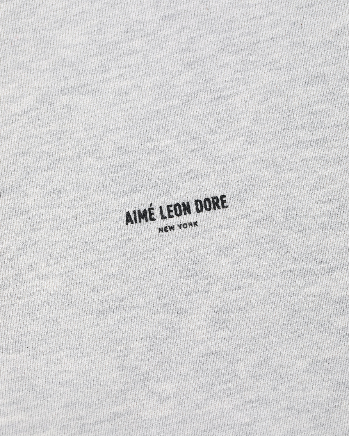Aimé Leon Dore Silver mix Micro Logo Hoodie Clothing