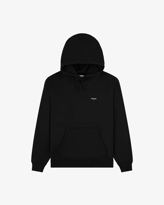 Aimé Leon Dore Jet black Micro Logo Hoodie Clothing