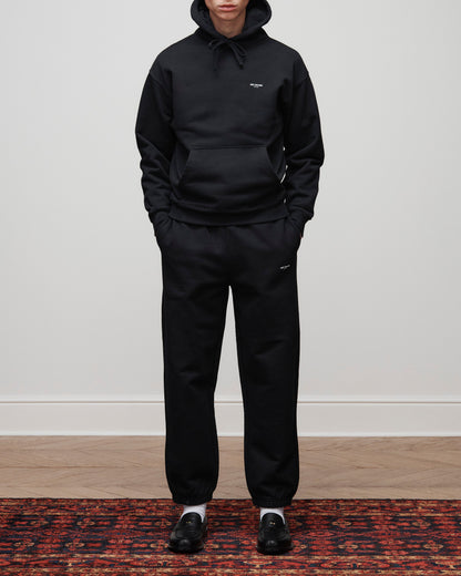 Aimé Leon Dore Jet black Micro Logo Hoodie Clothing