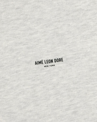 Aimé Leon Dore Silver mix Micro Logo Crewneck Sweatshirt Clothing