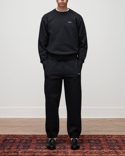 Aimé Leon Dore Jet black Micro Logo Crewneck Sweatshirt Clothing