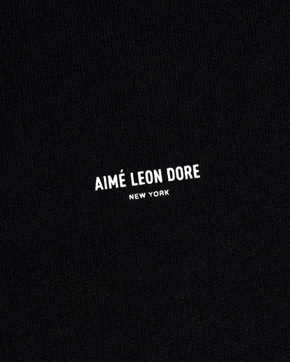 Aimé Leon Dore Jet black Micro Logo Crewneck Sweatshirt Clothing