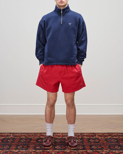 Aimé Leon Dore Navy blazer Crest Quarter Zip Pullover Clothing