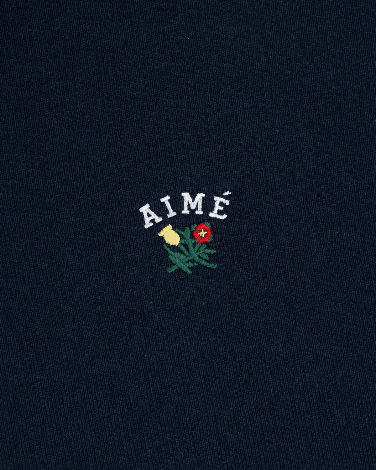 Aimé Leon Dore Navy blazer Crest Quarter Zip Pullover Clothing