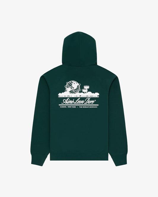Aimé Leon Dore Botanical green Unisphere Hoodie Clothing