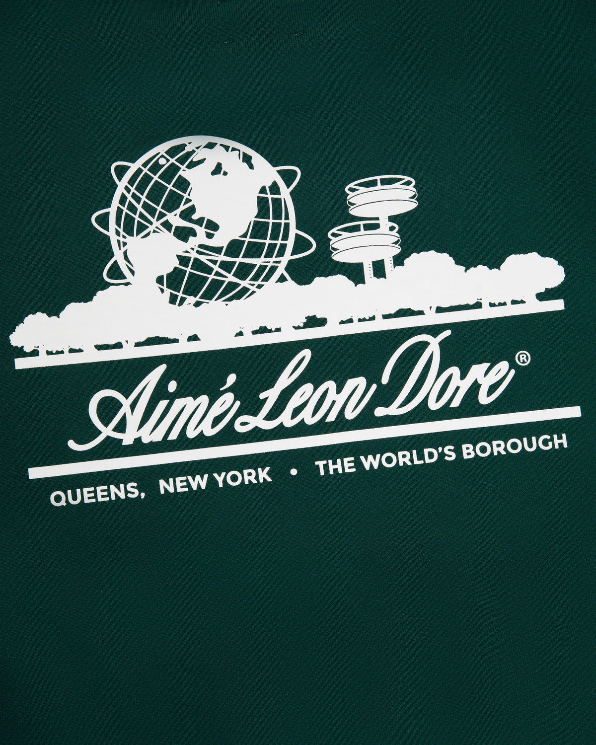 Aimé Leon Dore Botanical green Unisphere Hoodie Clothing