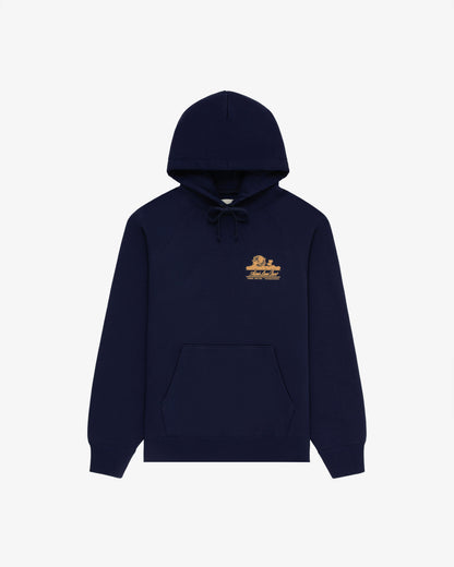 Aimé Leon Dore Evening blue Unisphere Hoodie Clothing