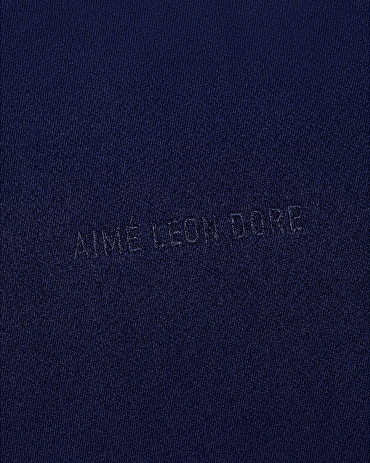 Aimé Leon Dore Evening blue Tonal Logo Hoodie Clothing