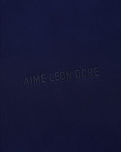 Aimé Leon Dore Evening blue Tonal Logo Hoodie Clothing