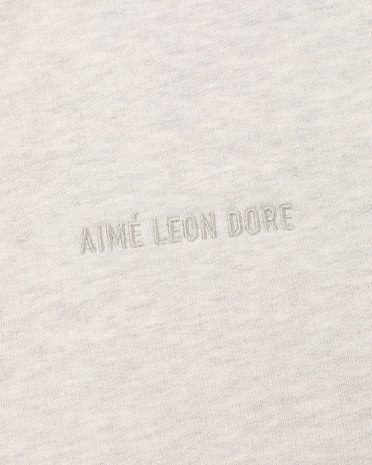 Aimé Leon Dore Oatmeal Tonal Logo Hoodie Clothing