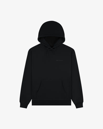 Aimé Leon Dore Jet black Tonal Logo Hoodie Clothing